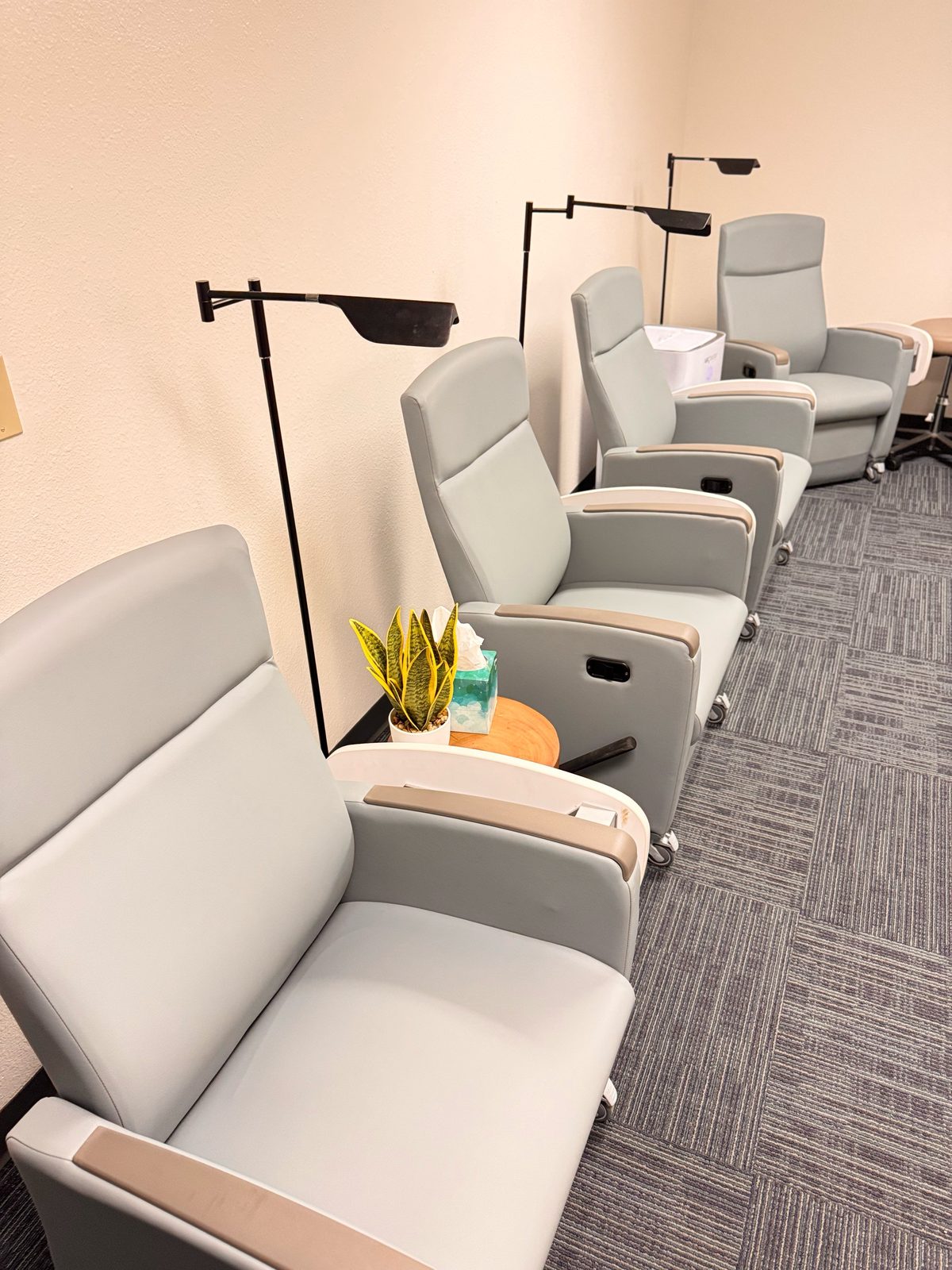 IV therapy lounge at Radiant Sun Medical